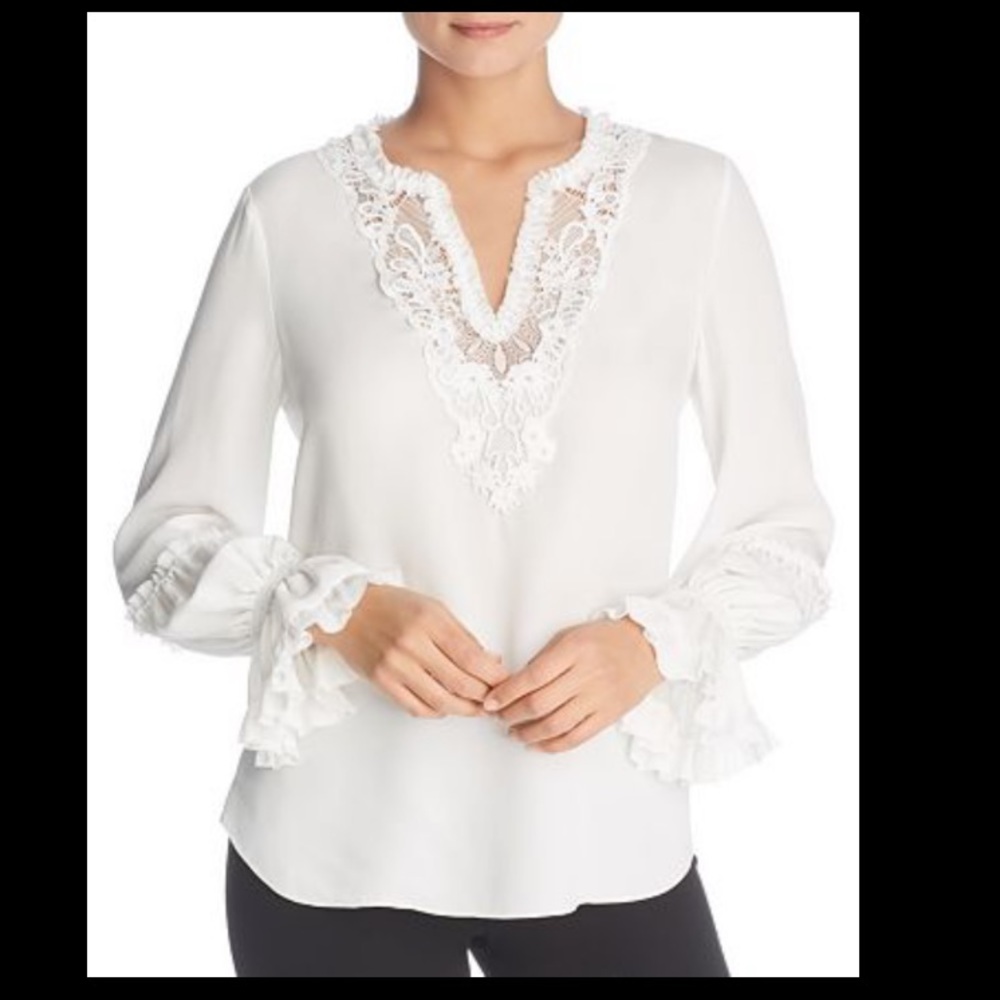 NWT Kobi Halperin Tatiana 100% silk blouse